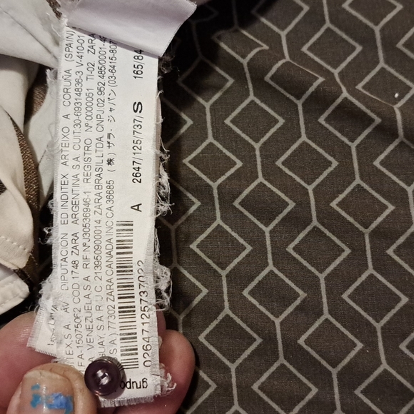 Zara Basics Blouse -Sleeveless striped - Picture 7 of 7